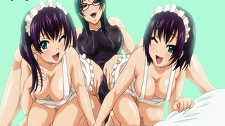 Hentai Busty Girls Give Pleasure To Young Guy