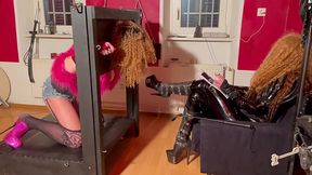 1hr sissy punishment in the pillory