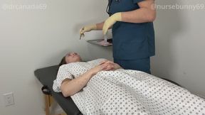 Dr. Canada Gives Nurse Bunny a Physical Exam with Stethoscope Audio 4K