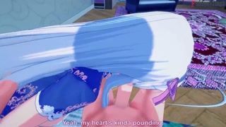 Teacher Rossweisse kimono Blowjob | HSDXD NTR madness E9 | Full &amp; POV on patreon: Fantasyking3