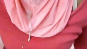 ”I Cum On A Cheater Arab Wifey's Hijab”