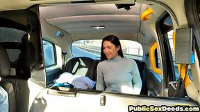 Horny tourist fucked by taxi driver