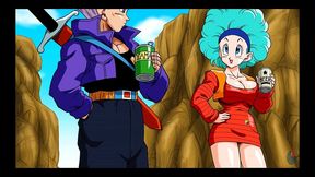 bulma adventure 4 [ dragon ball hentai game ] ep.1 bulma cheating on her fiancee with vegeta !