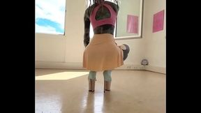 Anuskatzz - High Heel Pole Dance & Anal Creampie