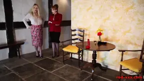 Lusty older woman wanks and fingerfucks herself