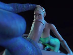 3D Futa Blowjob Big Dick Shemale Animation