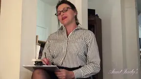 Busty, Hairy Mature MILF Joana is Your New Secretary