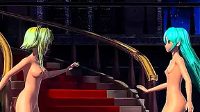 Miku and Gumi Heat Up Cendrillon PV with Sultry Uncensored Romance