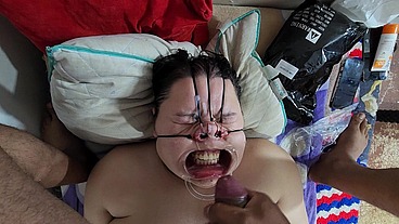 Humiliate my face and use my asshole as a food container, I want to expel it to eat it