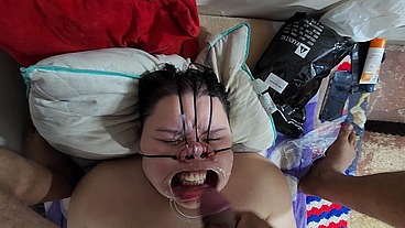 Humiliate my face and use my asshole as a food container, I want to expel it to eat it