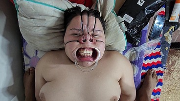 Humiliate my face and use my asshole as a food container, I want to expel it to eat it