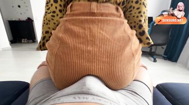 Cheating quick with the my best friend's virgin Sister, she humping my cock while he prepares lunch