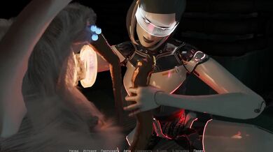 A robotic girl satisfies a monster with her depraved body. 3D
