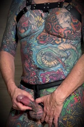 When the body is a work of art and the hands know exactly what to do. Watch me stroke and cum hard
