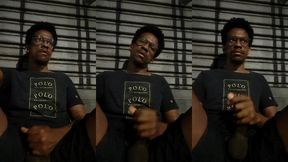 wanking in public street