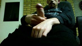 Wank rock hard cock until cum - J. Diggety