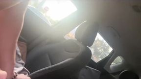 Persian amateur Addison Vodka gets pregnant in car