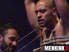 Bald Leo Forte surrenders to Wilfried Knight bare ass fucking