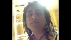 sexy Indian crossdresser Jessica fucked in the mouth and filled with cum