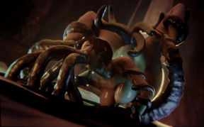 Lara Croft's Hard & Rough Domination by Tentacles