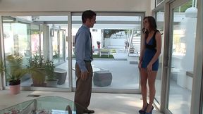 Tori Black Enjoys A Poolside Fuck With Her Big Dicked Lover