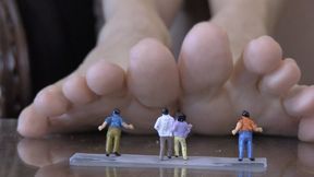 SHRUNKEN SCENT SLAVES - Jamie Daniels, Giantess, Foot Fetish, Butt Fetish, Tiny Figures - MP4