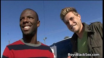 Blacks On Boys - Bareback Black Guy Fuck White Twink Gay Boy 13