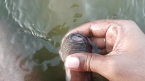 Cum in River