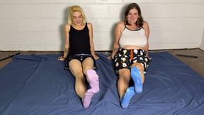 Alice and Stitch compete with their socks (1080)