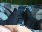 Playing with my little cock