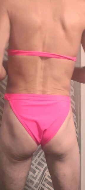 Cdmichelle Wearing New Pink Lingerie