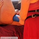 Mareslut gets pegged by xxx dildo Isaacm MrHankeysToys, wearing Obsessedharness THERESA20