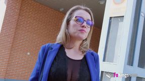 Amazing divorced Stepmommy knows there's a chance for her and her big boobs at porn!