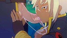 Big Blast Fury ( Hentai ) - Busty Blonde Get Fucked Outdoor With Car Toon