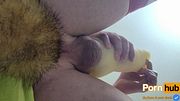 Femboy Throbs a Huge Dripping Creampie in a Bad Dragon Butt