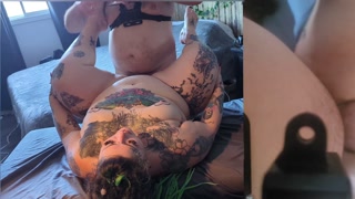 Steamy massage for my bbw babe leads to fingering her before I creampie her with my BWC