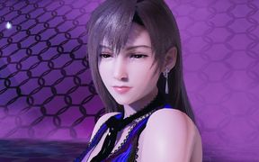 T ara - NumberNine Aerith Tifa Lockhart striptease kpop purple dress final fantasy 7 remake