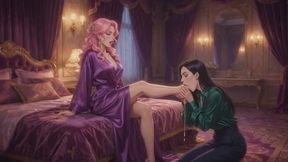 Foot Gagging Stories #3B: Confessions of Pink-Toed Domination (Animated)