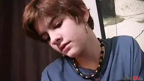 Teenage 18+ Nympho Gives Nervous Nerd A Cfnm Handjob