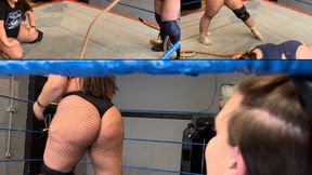 BBW vs giantess tug of war and ass smother Stinkfaces