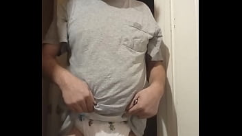 a man in his diaper