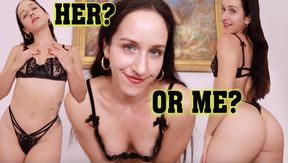 Her or Me? (Goddess Athena homewrecking / findom / mind fuck)