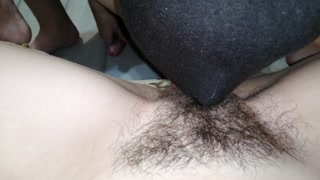 &nbsp;licking and fucking her hairy pussy and cumshot on her cunt