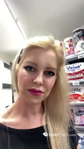 💦 SUPERMARKET PEE AND D RINK. In a supermarket wearing a sexy, short dress; no panties; flashing pussy and ass; peeing whilst walking making a pee trail; d rinking own pee that was collected in my sh…