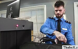 Security on airport caught ts attendant using sex toy