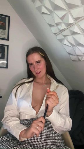 Naughty Nurse in a Short Uniform ASMR JOI
