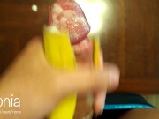 My Banana Peel Masturbation | Rionia