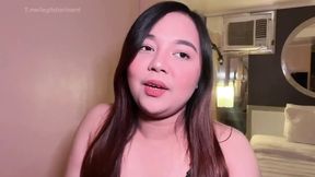 Sharinami Showing Her Armpit to a Fan - Tagalog