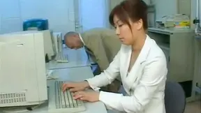 Wild Asian girl gets fingered at a karaoke party