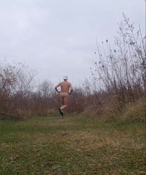 Running naked outside on a windy day